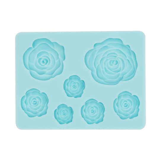6 Pack: Roses Silicone Fondant Mold by Celebrate It&#xAE;